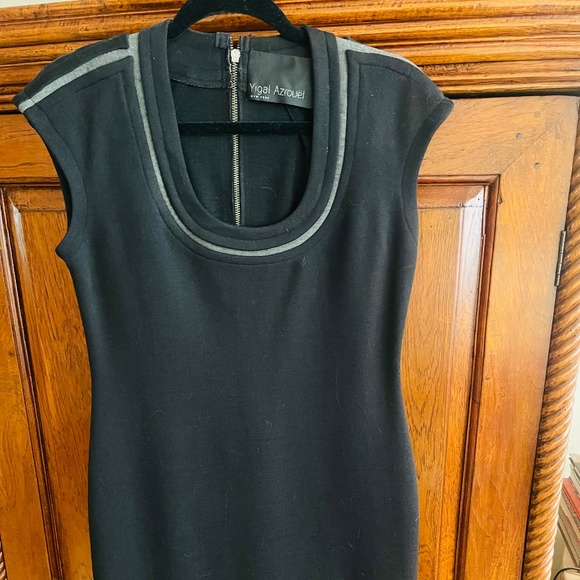 Yigal Azrouel New York Cap Sleeve Wool Dress Size S - Picture 4 of 4